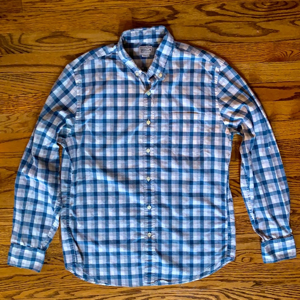 J. Crew Men’s Button-up Plaid Shirt